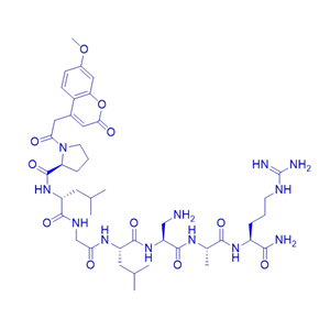 荧光肽MMP底物多肽Mca-PLGL-Dpa-AR-NH2/1135689-33-6/Mca-PLGL-Dpa-AR-NH2
