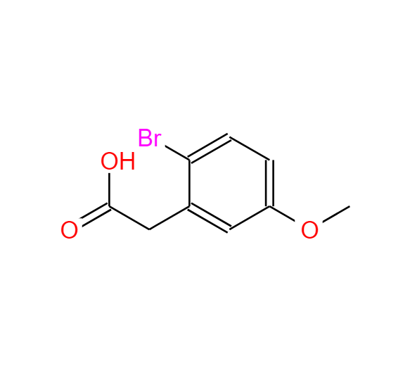 2-(2-溴-5-甲氧基苯基)乙酸,2-(2-bromo-5-methoxyphenyl)acetic acid