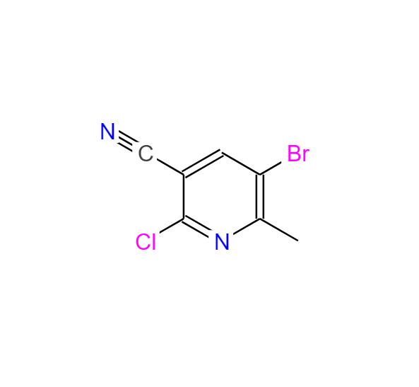 5-溴-2-氯-6-甲基-3-吡啶甲腈,5-BroMo-2-chloro-6-Methylnicotinonitrile
