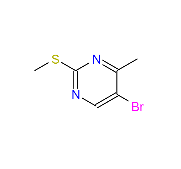 5-溴-4-甲基-2-(甲硫基)嘧啶,5-Bromo-4-methyl-2-(methylthio)pyrimidine