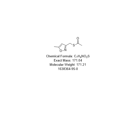 S-((5-methylisoxazol-3-yl)methyl) ethanethioate,S-((5-methylisoxazol-3-yl)methyl) ethanethioate