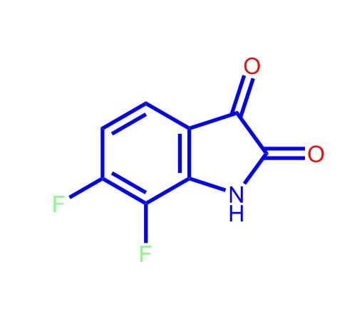 6,7-二氟-1H-吲哚-2,3-二酮,6,7-difluoro-2,3-dihydro-1H-indole-2,3-dione