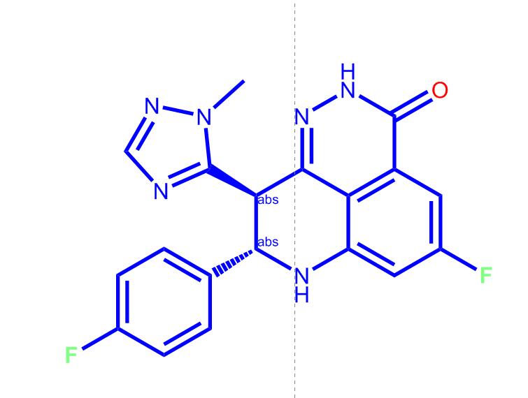 (8S,9R)-5-氟-8-(4-氟苯基)-2,7,8,9-四氢-9-(1-甲基-1H-1,2,4-三唑-5-基)-3H-吡啶并[4,3,2-DE]酞嗪-3-酮,(8S,9R)-5-fluoro-8-(4-fluorophenyl)-9-(1-methyl-1H-1,2,4-triazol-5-yl)-2,7,8,9-tetrahydro-3H-pyrido[4,3,2-de]phthalazin-3-one