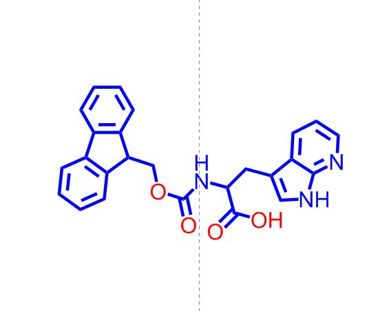 2-(((((9H-芴-9-基)甲氧基)羰基)氨基)-3-(1H-吡咯并[2,3-b]吡啶-3-基)丙酸,2-((((9H-Fluoren-9-yl)methoxy)carbonyl)amino)-3-(1H-pyrrolo[2,3-b]pyridin-3-yl)propanoicacid
