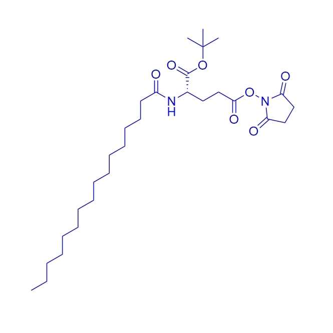 N-棕榈酰-L-谷氨酸1-叔丁基5-(N-琥珀酰亚胺)酯,1-tert-Butyl 5-(N-Succinimidyl) N-Palmitoyl-L-glutamate