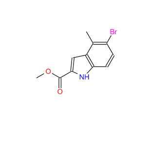 5-溴-4-甲基-1H-吲哚-2-羧酸甲酯