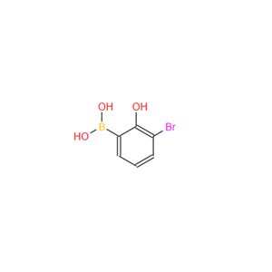 3-溴-2-羟基苯硼酸
