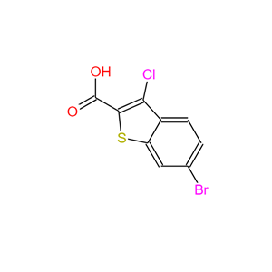 6-溴-3-氯-苯并噻吩-2-酸,6-BROMO-3-CHLORO-BENZO[B]THIOPHENE-2-CARBOXYLIC ACID