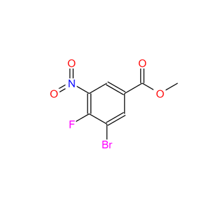 3-溴-4-氟-5-硝基苯甲酸甲酯