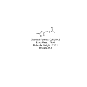 S-((5-methylisoxazol-3-yl)methyl) ethanethioate,S-((5-methylisoxazol-3-yl)methyl) ethanethioate