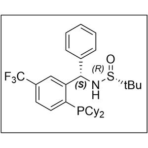 [S(R)]-N-[(S)-(5-三氟甲基)[2-(二环己基膦)苯基]甲基]-2-叔丁基亚磺酰胺