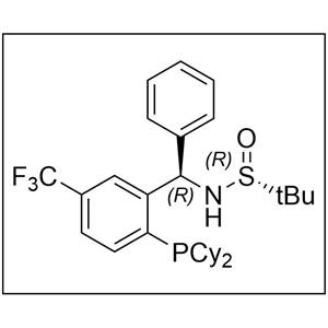 [S(R)]-N-[(R)-(5-三氟甲基)[2-(二环己基膦)苯基]甲基]-2-叔丁基亚磺酰胺