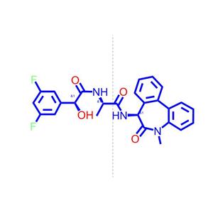 (S)-2-((S)-2-(3,5-二氟苯基)-2-羟基乙酰氨基)-N-((S)-5-甲基-6-氧代-6,7-二氢-5H-二苯并[b,d]氮杂卓-7-基)丙酰胺,LY411575