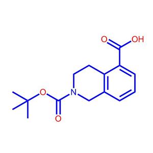 2-(叔丁氧基羰基)-1,2,3,4-四氢异喹啉-5-羧酸,2-(tert-Butoxycarbonyl)-1,2,3,4-tetrahydroisoquinoline-5-carboxylicacid