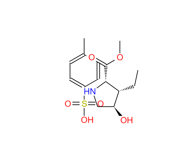 (2S,3S,4R) 3-乙基-4-羥基吡咯烷-2-甲酸甲酯對甲苯磺酸鹽,L-Proline, 3-ethyl-4-hydroxy-, methyl ester, (3S,4R)-, 4-methylbenzenesulfonate (1:1)