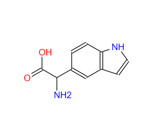 ALPHA-氨基-1H-吲哚-5-乙酸,2-aMino-2-(1H-indol-5-yl)acetic acid