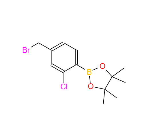4-溴甲基-2-氯-硼酸频那醇酯,2-(4-(Bromomethyl)-2-chlorophenyl)-4,4,5,5-tetramethyl-1,3,2-dioxaborolane
