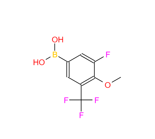3-氟-4-甲氧基-5-三氟甲基苯硼酸,3-Fluoro-4-methoxy-5-trifluoromethylphenylboronic acid