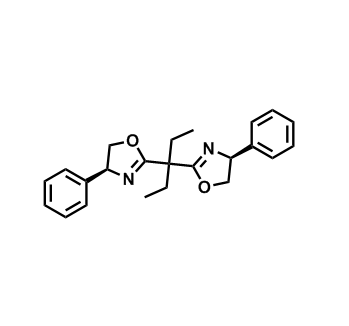 (4S,4'S)-2,2'-(戊烷-3,3-二基)双(4-苯基-4,5-二氢恶唑),(4S,4'S)-2,2'-(Pentane-3,3-diyl)bis(4-phenyl-4,5-dihydrooxazole)