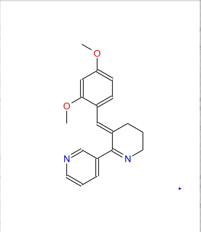 (3E)-3-[(2,4-二甲氧基苯基)亚甲基]-3,4,5,6-四氢-2,3'-联吡啶二盐酸盐,3-(2,4-dimethoxybenzylidene)anabaseine