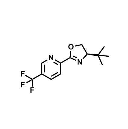 2-[(4R)-4-(1,1-二甲基乙基)-4,5-二氢-2-恶唑基]-5-(三氟甲基)吡啶,(R)-4-(tert-Butyl)-2-(5-(trifluoromethyl)pyridin-2-yl)-4,5-dihydrooxazole