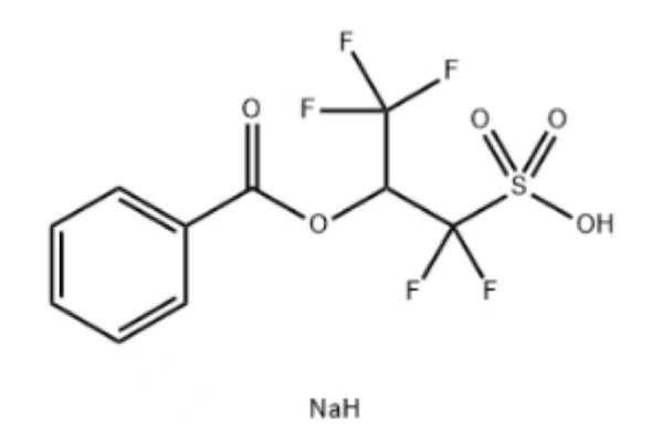 2-(苯甲酰基氧基)-1,1,3,3,3-五氟丙烷-1-磺酸钠,1-Propanesulfonic acid, 2-(benzoyloxy)-1,1,3,3,3-pentafluoro-, sodium salt (1:1)
