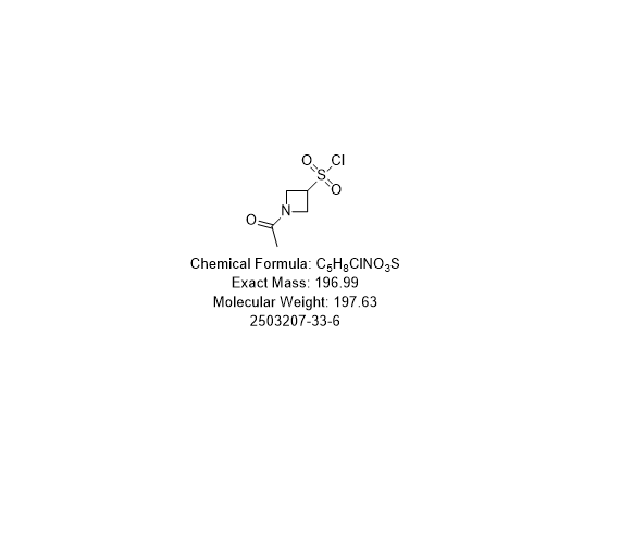 3-Azetidinesulfonyl chloride, 1-acetyl-,3-Azetidinesulfonyl chloride, 1-acetyl-