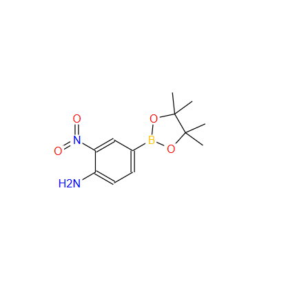 2-硝基-4-(4,4,5,5-四甲基-1,3,2-二杂氧戊硼烷-2-基)苯胺,4-AMINO-3-NITROPHENYLBORONIC ACID, PINACOL ESTER