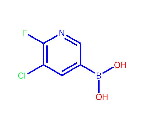 5-氯-6-氟吡啶-3-硼酸,(5-Chloro-6-fluoropyridin-3-yl)boronicacid