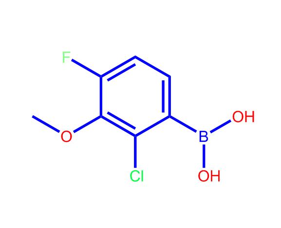 (2-氯-4-氟-3-甲氧基苯基)硼酸,(2-Chloro-4-fluoro-3-methoxyphenyl)boronicacid