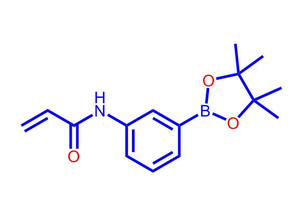 3-丙烯酰胺基苯硼酸頻哪醇酯,N-(3-(4,4,5,5-Tetramethyl-1,3,2-dioxaborolan-2-yl)phenyl)acrylamide