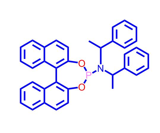 (S,R,R)-(+)-(3,5-二氧杂-4-磷杂环庚二烯并[2,1-a:3,4-a']二萘-4-基)二(1-苯基乙基)胺,(S,R,R)-(+)-(3,5-Dioxa-4-phosphacyclohepta[2,1-a:3,4-a']dinaphthalen-4-yl)bis(1-phenylethyl)amine