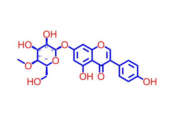 4''-甲氧基染料木苷,4''-methyloxy-Genistin