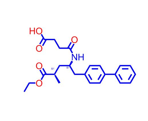 （2R，4S）5-（[1,1'-联苯]-4-基）-4-丁二酸单酰胺基-3-甲基-戊酸乙酯,4-(((2R,4S)-1-([1,1'-biphenyl]-4-yl)-5-ethoxy-4-methyl-5-oxopentan-2-yl)amino)-4-oxobutanoic acid