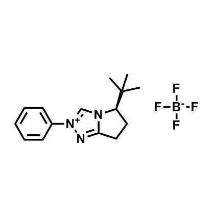 (R)-5-(叔丁基)-2-苯基-6,7-二氢-5H-吡咯并[2,1-c][1,2,4]三唑-2-鎓 四氟硼酸盐,(R)-5-(tert-Butyl)-2-phenyl-6,7-dihydro-5H-pyrrolo[2,1-c][1,2,4]triazol-2-ium tetrafluoroborate