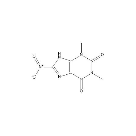 1,3-二甲基-8-硝基-1H-嘌呤2,6(3H,9H)-二酮,1,3-dimethyl-8-nitro-3,9-dihydro-1H-purine-2,6-dione