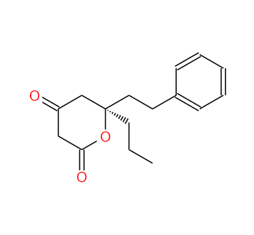 (6R)-2H-Pyran-2,4(3H)-dione, dihydro-6-(2-phenylethyl)-6-propyl-,(6R)-2H-Pyran-2,4(3H)-dione, dihydro-6-(2-phenylethyl)-6-propyl-