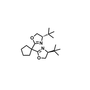 (4S,4'S)-2,2'-(环戊烷-1,1-二基)双(4-(叔丁基)-4,5-二氢恶唑)  298693-03-5