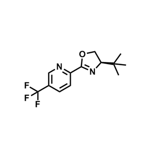2-[(4R)-4-(1,1-二甲基乙基)-4,5-二氢-2-恶唑基]-5-(三氟甲基)吡啶   1428537-19-2