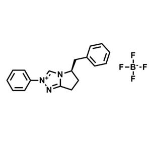 (R)-5-苄基-2-苯基-6,7-二氢-5H-吡咯并[2,1-c][1,2,4]三唑-2-鎓四氟硼酸盐