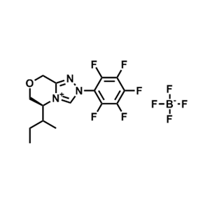 (5S)-5-(仲丁基)-2-(全氟苯基)-2,5,6,8-四氫-[1,2,4]三唑并[3,4-c][1,4]惡嗪-4-鎓四氟硼酸鹽