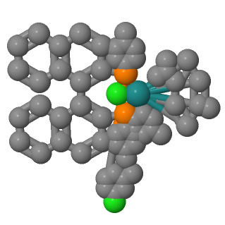 氯[(S)-(-)-2,2'-二(二-对甲苯基膦)-1,1'-联萘](p-伞花素)氯化钌(II),Chloro[(S)-(-)-2,2'-bis(di-p-tolylphosphino)-1,1'-binaphthyl](p-cymene)ruthenium(II)chloride