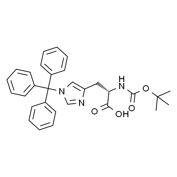 N-Boc-N'-三苯甲基-L-组氨酸,Boc-His(Trt)-OH