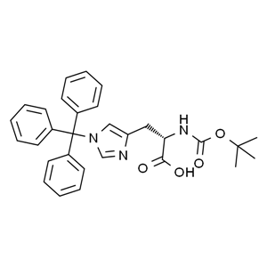 Boc-His(Trt)-OH，N-Boc-N'-三苯甲基-L-组氨酸