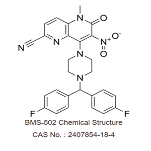 BMS-502（化合物22）是二酰基甘油激酶(DGK)α和ζ的强效双重抑制剂