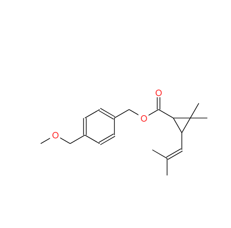 4-甲氧甲基苄基菊酸酯,2,2-Dimethyl-3-(2-methylpropyl)cyclopropanecarboxylic acid p-(methoxymethyl)benzyl ester