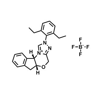 (5aR,10bS)-2-(2,6-二乙基苯基)-5a,10b-二氫-4H,6H-茚并[2,1-b][1,2,4]三唑并[4,3-d][1,4]噁嗪四氟硼酸鹽,(5aR,10bS)-2-(2,6-Diethylphenyl)-4,5a,6,10b-tetrahydro-2H-indeno[2,1-b][1,2,4]triazolo[4,3-d][1,4]oxazin-11-ium tetrafluoroborate