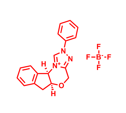 (5aS,10bR)-2-苯基-4,5a,6,10b-四氢-2H-茚并[2,1-b][1,2,4]三唑并[4,3-d][1,4]恶嗪-11-鎓四氟硼酸盐,(5aS,10bR)-2-Phenyl-4,5a,6,10b-tetrahydro-2H-indeno[2,1-b][1,2,4]triazolo[4,3-d][1,4]oxazin-11-ium tetrafluoroborate
