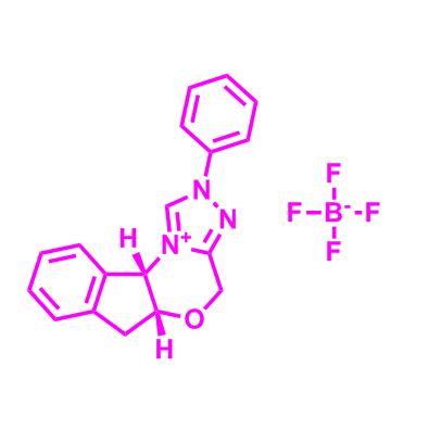 (5aR,10bS)-2-苯基-4,5a,6,10b-四氢-2H-茚并[2,1-b][1,2,4]三唑并[4,3-d][1,4]恶嗪-11-鎓四氟硼酸盐,(5aR,10bS)-2-Phenyl-4,5a,6,10b-tetrahydro-2H-indeno[2,1-b][1,2,4]triazolo[4,3-d][1,4]oxazin-11-ium tetrafluoroborate