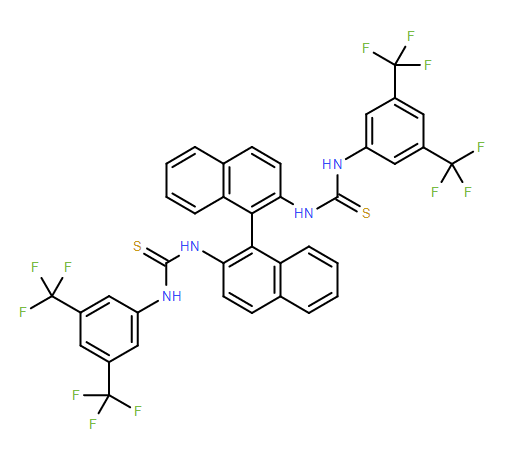 N,N'-(S)-1,1'-联萘-2,2'-二基双[N'-[3,5-双(三氟甲基)苯基]硫脲],N,N'-(S)-(1,1'-Binaphthalene)-2,2'-diylbis[N'-[3,5-bis(trifluoromethyl)phenyl]thiourea